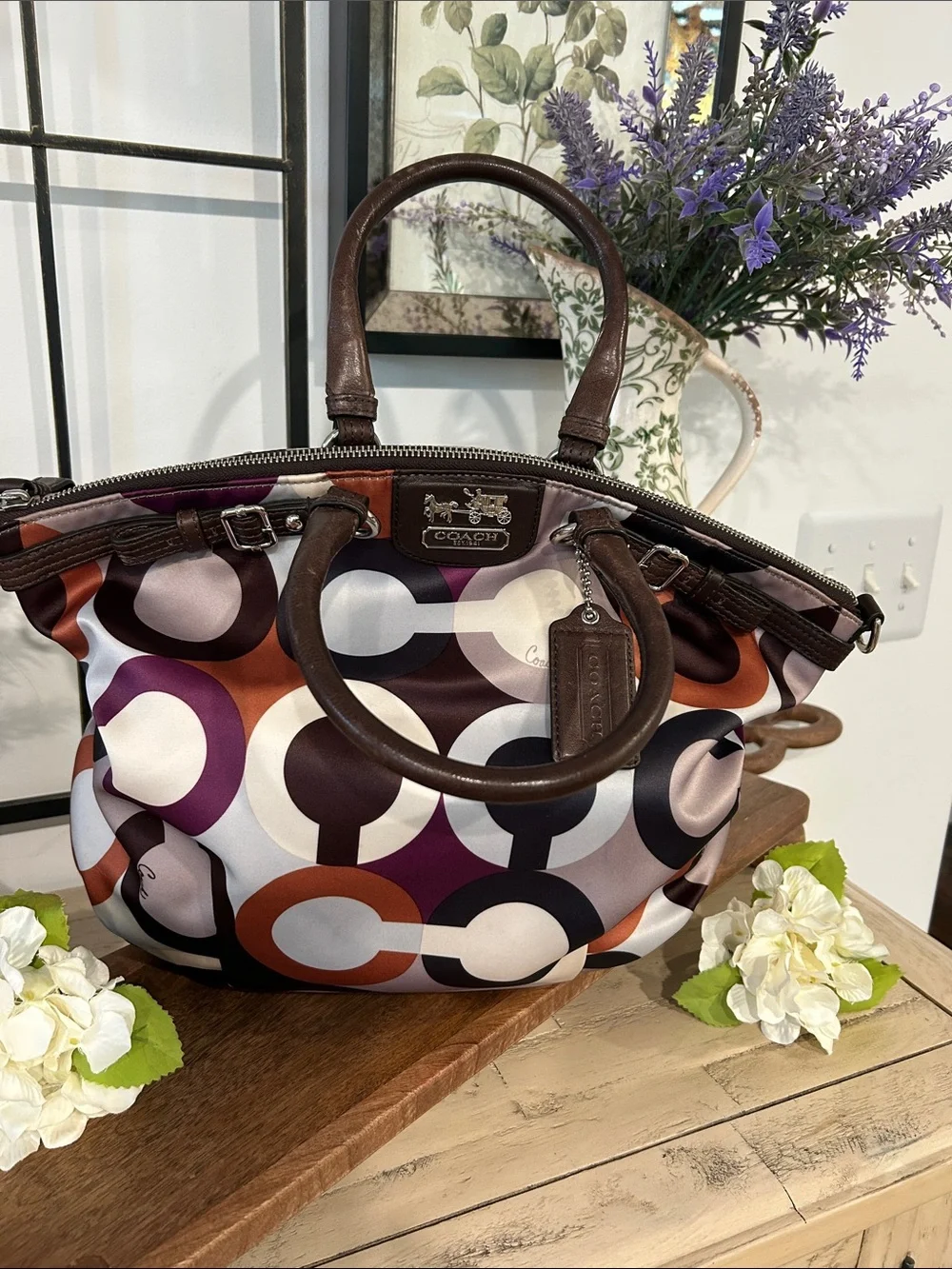 Coach shoulder tote